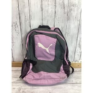 PUMA backpack.   Gray and pink color.   Padded and adjustable shoulder straps.